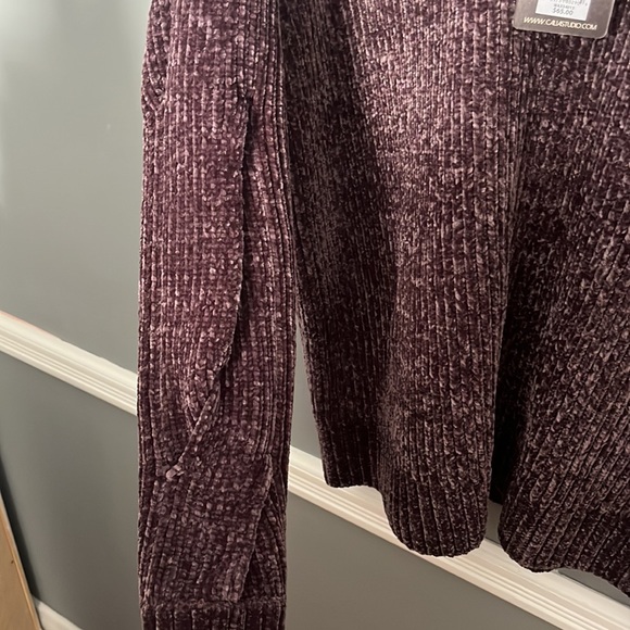 Calia By Carrie Underwood Chenille Cold Shoulder Sweater - Picture 14 of 14